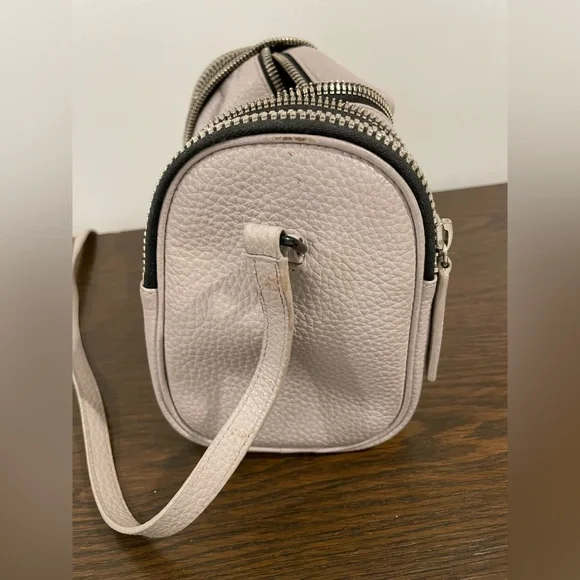 Lavender Leather KARA Double Date Bag - Picture 7 of 8